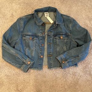 Cropped (NWT) Denim Jacket
